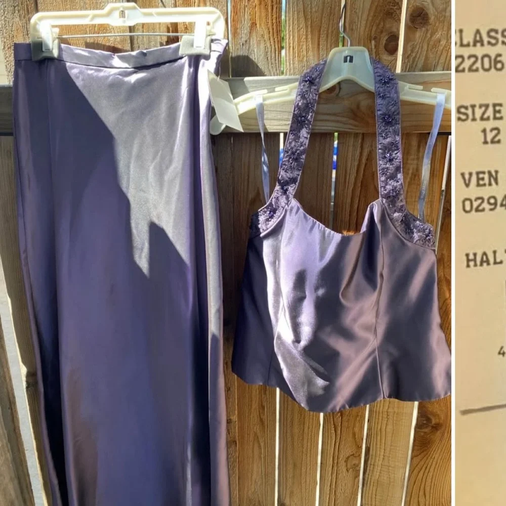 David's Bridal Lavender Gown NEW - Picture 1 of 6
